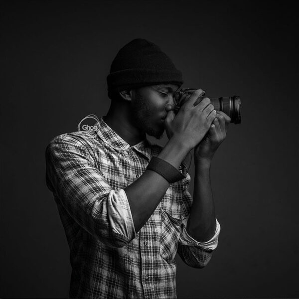 Black & White Photographer Portrait
